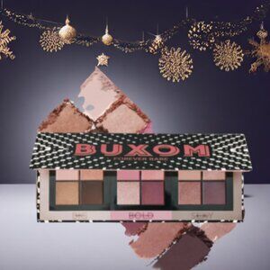 BUXOM Makeup Eyeshadow Palette High Pigment Shades Primer Infused